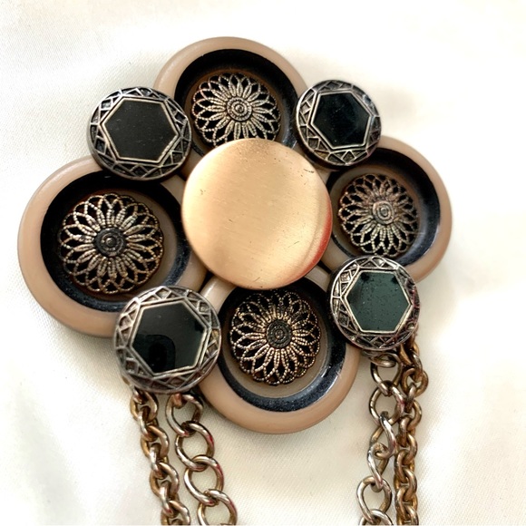 Handmade large brooch - Picture 3 of 4